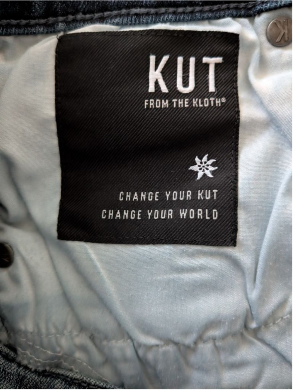 KUT From The Kloth Gidget Fray Denim Shorts Size 8 - Picture 8 of 9